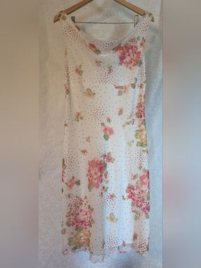 Floral Sequined Sleeveless Summer Dress Sz.13 by Be Smart..